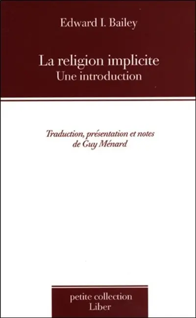 La religion implicite : une introduction