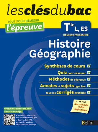 Histoire géographie terminale L, ES : nouveau programme