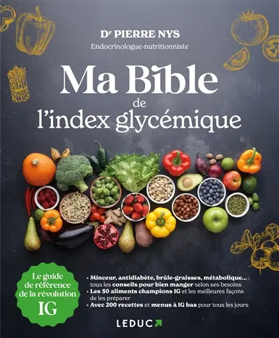 Ma bible de l'index glycémique
