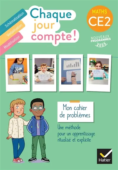 Chaque jour compte !, maths CE2 : mon cahier de problèmes : nouveaux programmes 2025