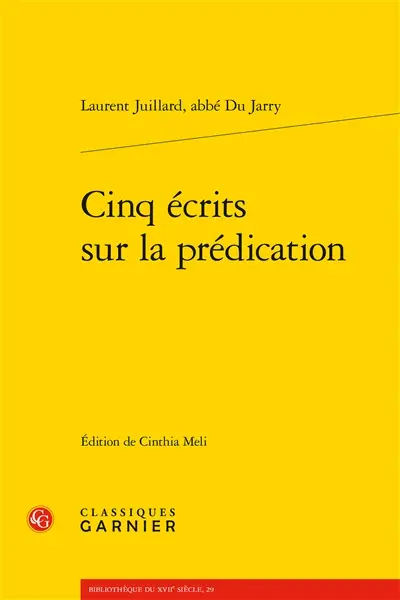 Cinq écrits sur la prédication