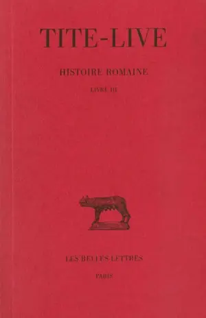 Histoire romaine. Vol. 3. Livre III