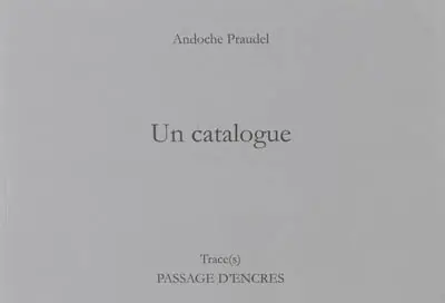 Un catalogue