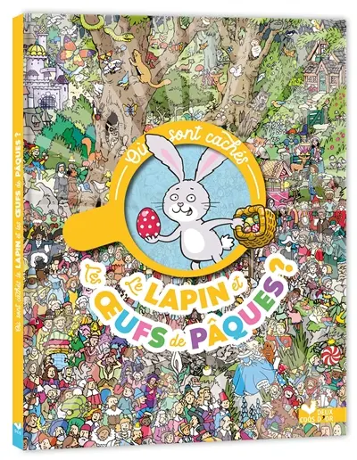 Où sont cachés le lapin et les oeufs de Pâques ?