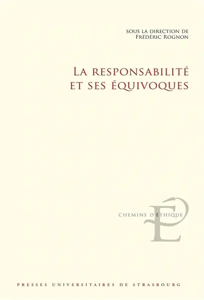 La responsabilité et ses équivoques