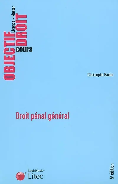 Droit pénal général