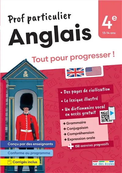 Anglais 4e, 13-14 ans : tout pour progresser !