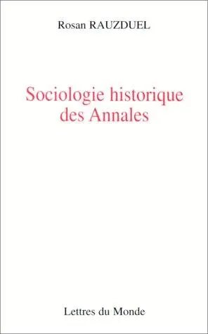 Sociologie historique des Annales
