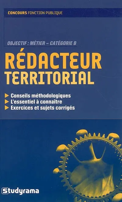 Rédacteur territorial : objectif métier : catégorie B