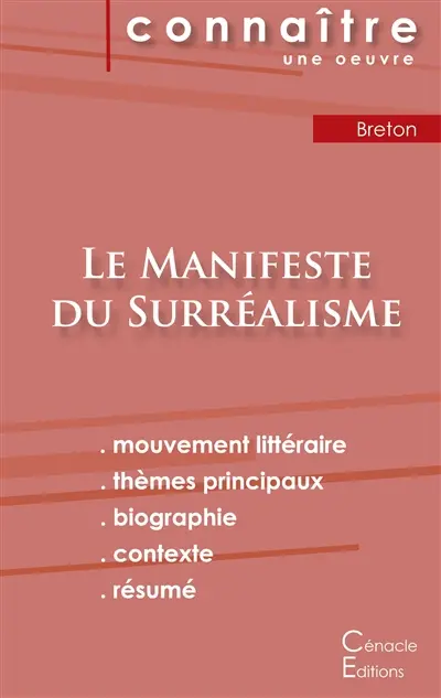 Fiche de lecture Le Manifeste du Surréalisme de André Breton (Analyse littéraire de référence et résumé complet)