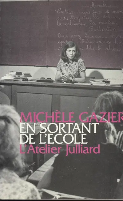 En sortant de l'école