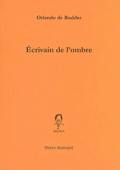 Ecrivain de l'ombre