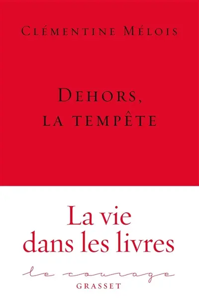 Dehors, la tempête : la vie dans les livres
