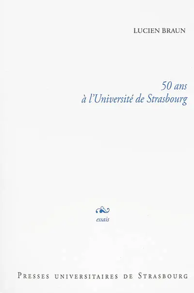 50 ans à l'Université de Strasbourg
