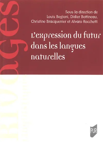 L'expression du futur dans les langues naturelles