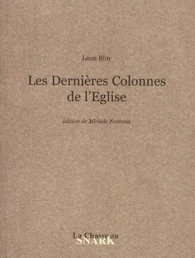 Les dernières colonnes de l'église