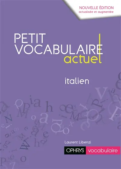Petit vocabulaire actuel : italien