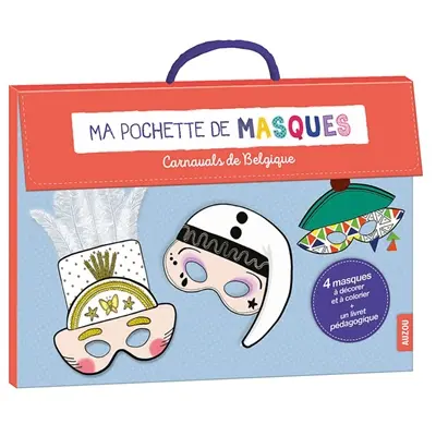 Ma pochette de masques des carnavals de Belgique