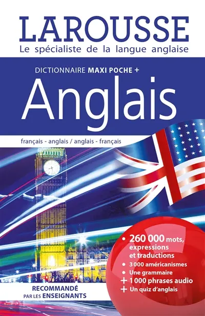 Dictionnaire maxi poche + anglais : français-anglais, anglais-français