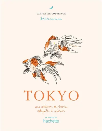 Tokyo : une collection de rêveries tokyoïtes à colorier