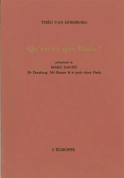 Qu'est-ce que Dada ?