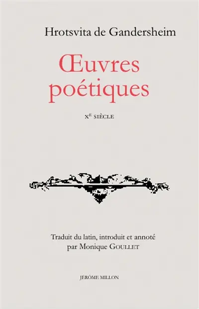 Oeuvres poétiques