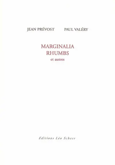 Marginalia Rhumbs : et autres