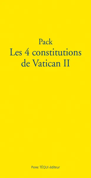 Les 4 constitutions de Vatican II : pack