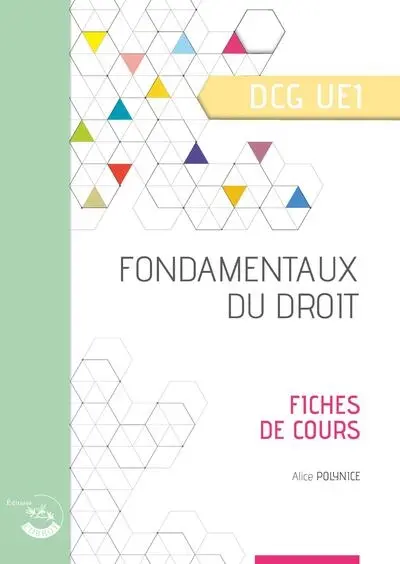 Fondamentaux du droit, DCG UE1 : fiches de cours