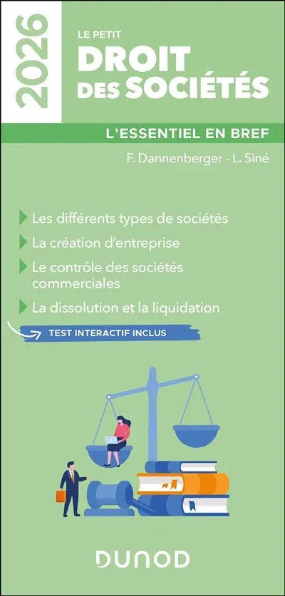 Le petit droit des sociétés 2026 : l'essentiel en bref