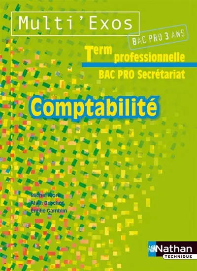 Comptabilité, term professionnelle : bac pro secrétariat