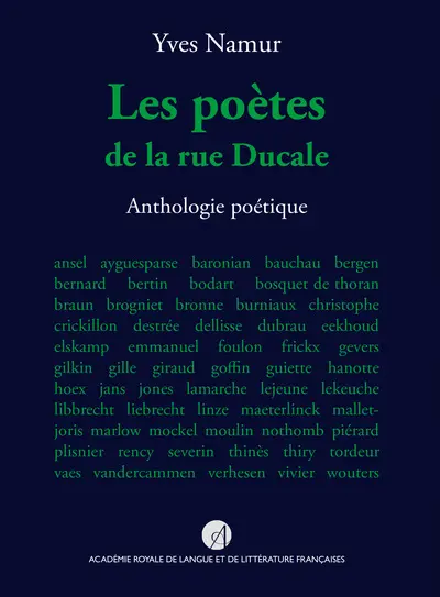 Les poètes de la rue Ducale : anthologie poétique