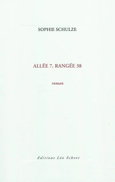 Allée 7, rangée 38