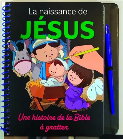 La naissance de Jésus : une histoire de la Bible à gratter