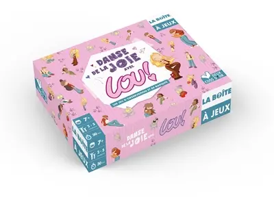 Danse de la joie avec Lou ! : un jeu d'observation et de rapidité : la boîte à jeux