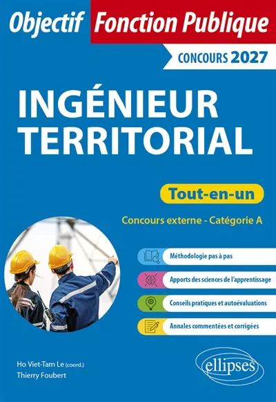 Ingénieur territorial : concours externe, catégorie A : concours 2027