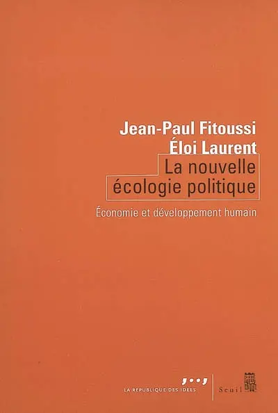 La nouvelle écologie politique : économie et développement humain