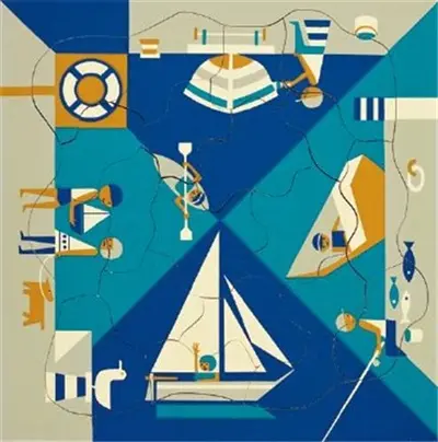 Fredun Shapur Puzzle Bord de Mer/ Seaside Multi View