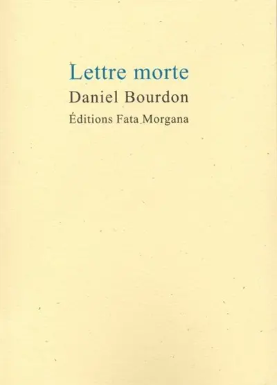 Lettre morte