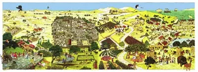 Au pays des Evangiles : fresque et livret