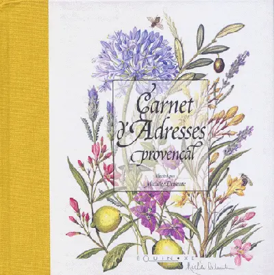 Carnet d'adresses provençal