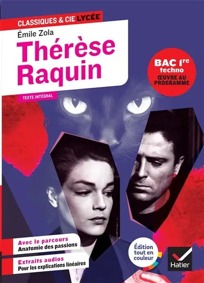 Thérèse Raquin : bac 1re techno : oeuvre au programme