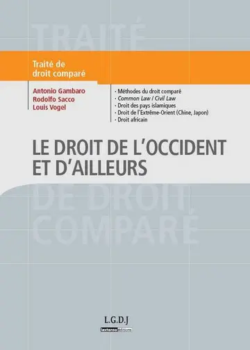 Le droit de l'Occident et d'ailleurs : traité de droit comparé