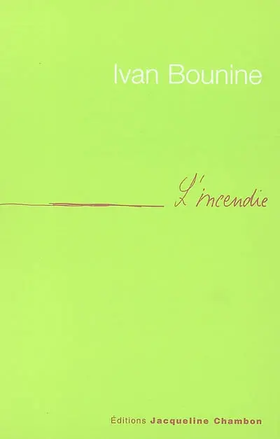 L'incendie : petits récits