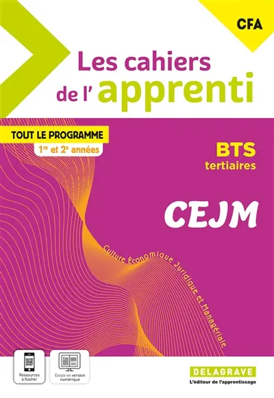 CEJM, BTS tertiaires : tout le programme, 1re et 2e années : CFA