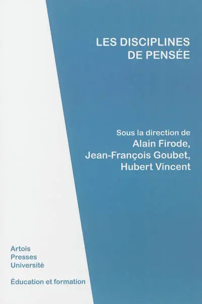 Les disciplines de pensée