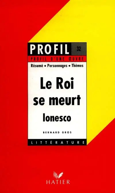 Le roi se meurt (1962), Ionesco