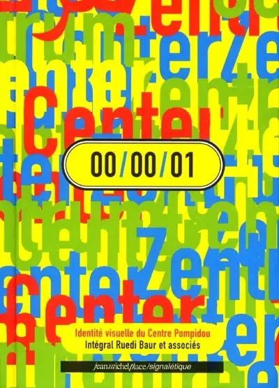 00.00.01 : identité visuelle du Centre Pompidou