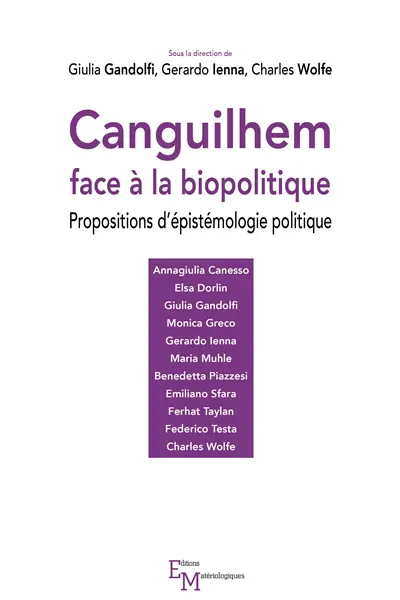 Canguilhem face à la biopolitique : propositions d’épistémologie politique