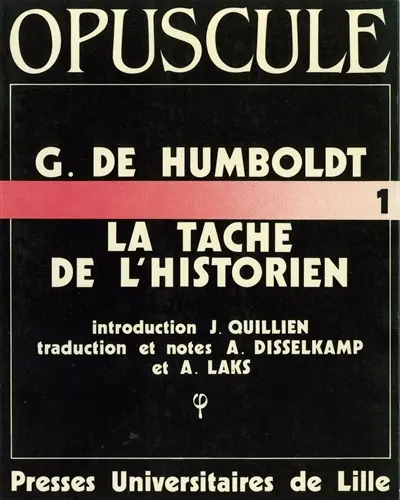 La Tâche de l'historien